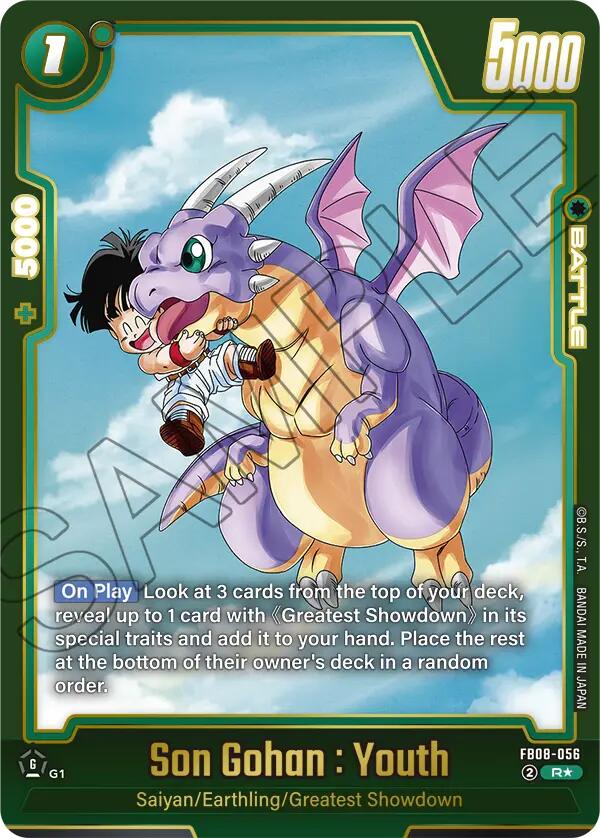 Son Gohan : Youth (FB08-056) (Alternate Art) [Saiyan's Pride] | Total Play