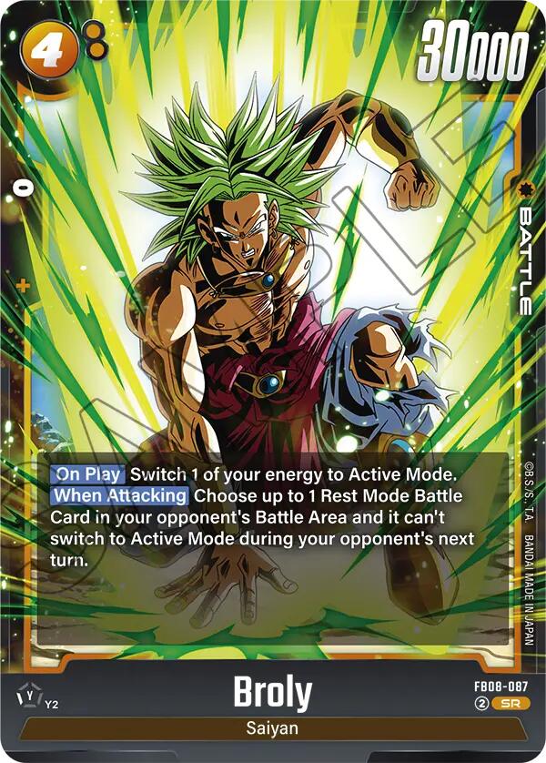 Broly (FB08-087) [Saiyan's Pride] | Total Play