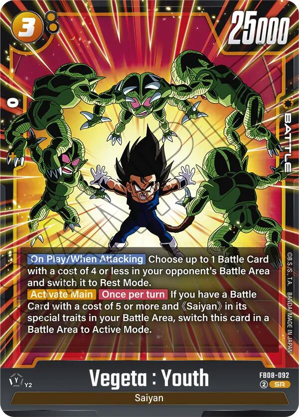 Vegeta : Youth [Saiyan's Pride] | Total Play