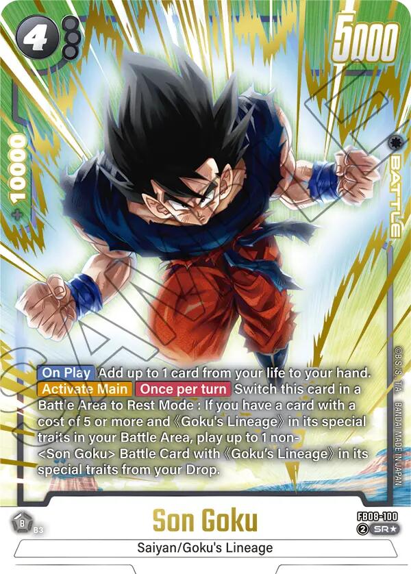 Son Goku (FB08-100) (Alternate Art) [Saiyan's Pride] | Total Play