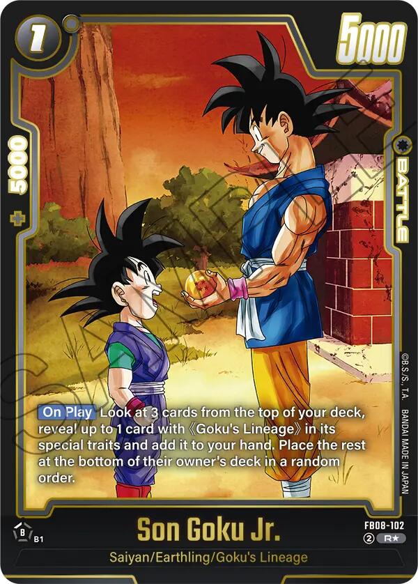 Son Goku Jr. (FB08-102) (Alternate Art) [Saiyan's Pride] | Total Play