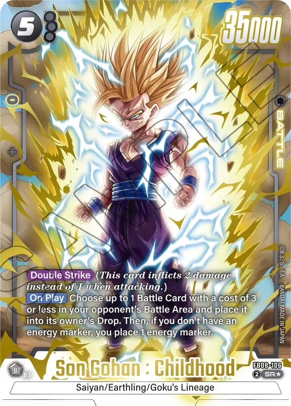 Son Gohan : Childhood (FB08-106) (Alternate Art) [Saiyan's Pride] | Total Play