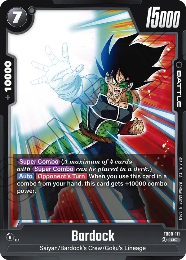 Bardock (FB08-111) [Saiyan's Pride] | Total Play
