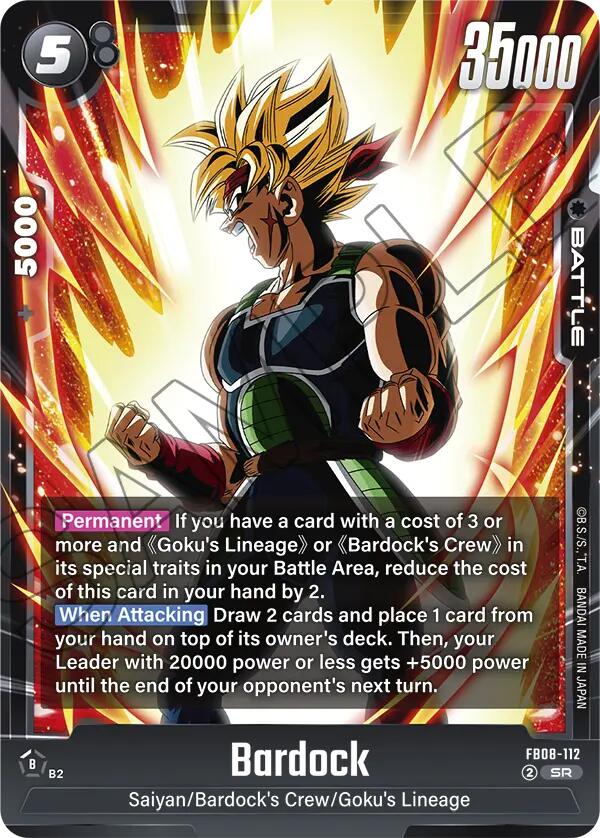 Bardock (FB08-112) [Saiyan's Pride] | Total Play