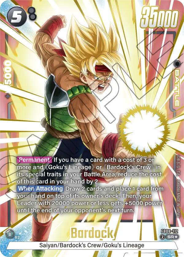 Bardock (FB08-112) (Alternate Art) [Saiyan's Pride] | Total Play