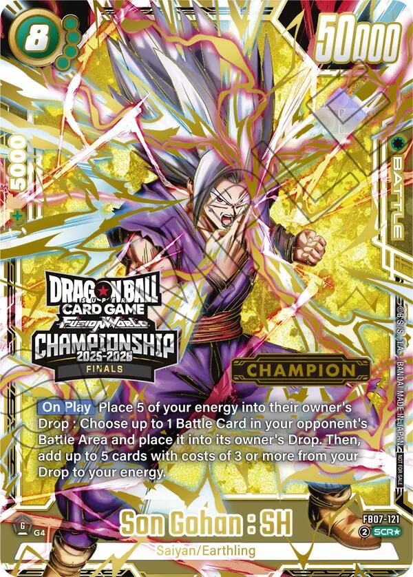 Son Gohan : SH (FB07-121) (Championship 2025-2026 Finals Champion) [Fusion World Tournament Cards] | Total Play