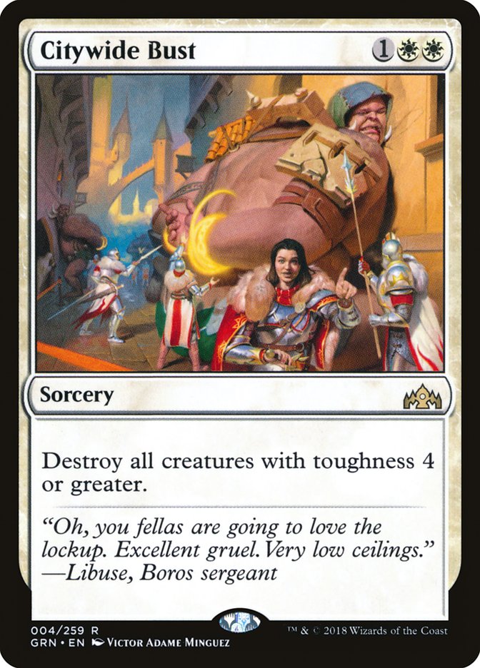 Citywide Bust [Guilds of Ravnica] | Total Play