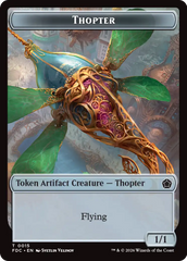 Thopter // Myr Double-Sided Token [Foundations Commander Tokens] | Total Play