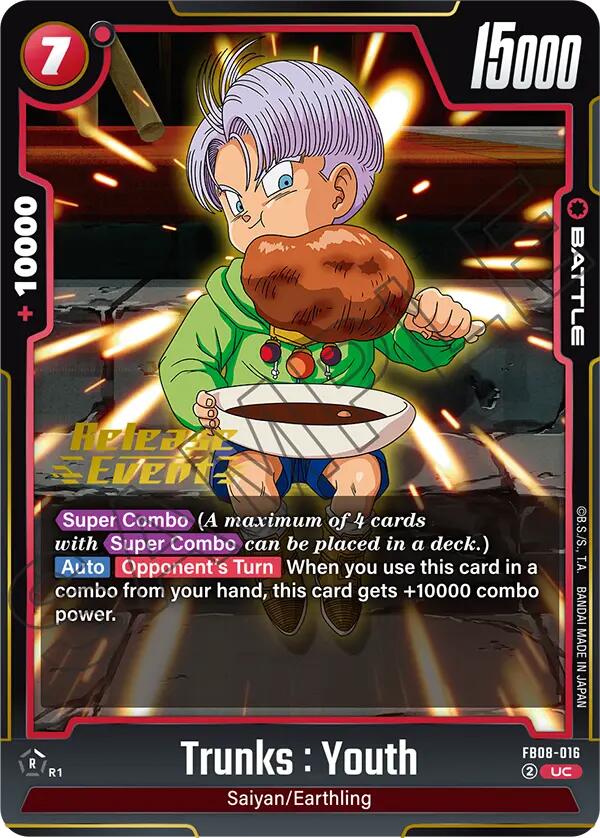 Trunks : Youth (FB08-016) [Saiyan's Pride Release Event] | Total Play