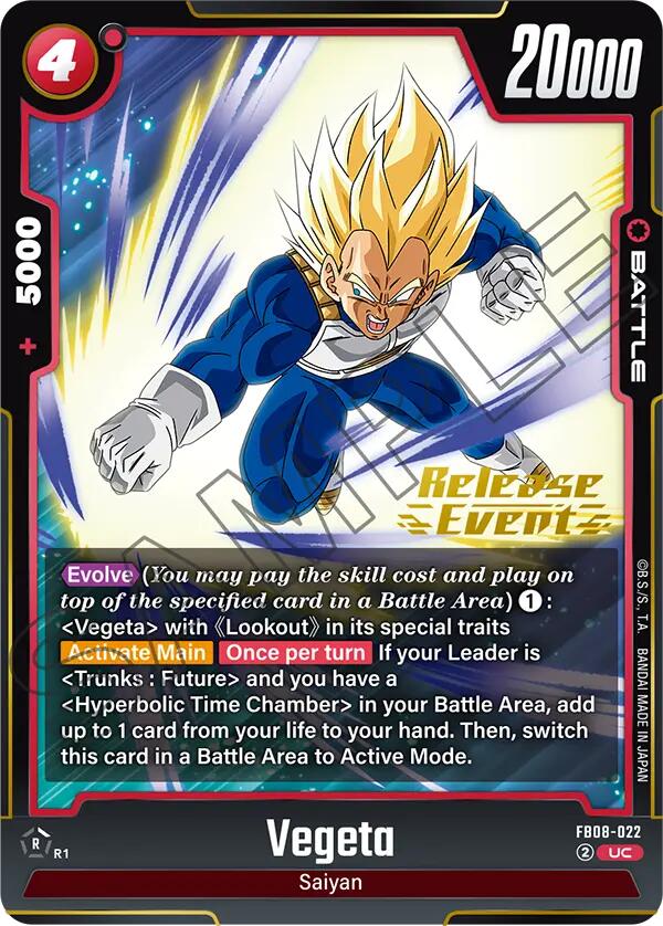 Vegeta (FB08-022) [Saiyan's Pride Release Event] | Total Play