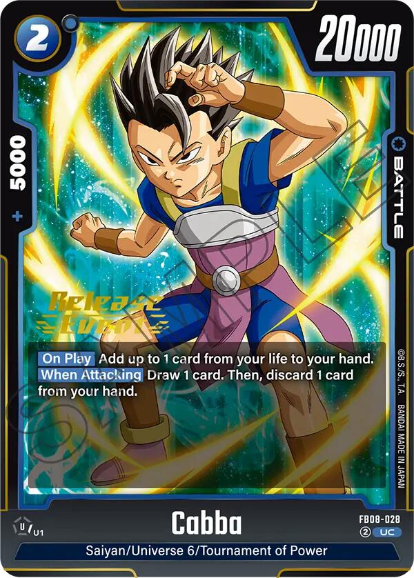 Cabba (FB08-028) [Saiyan's Pride Release Event] | Total Play