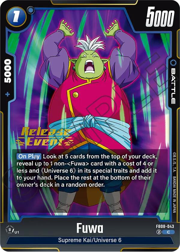 Fuwa [Saiyan's Pride Release Event] | Total Play
