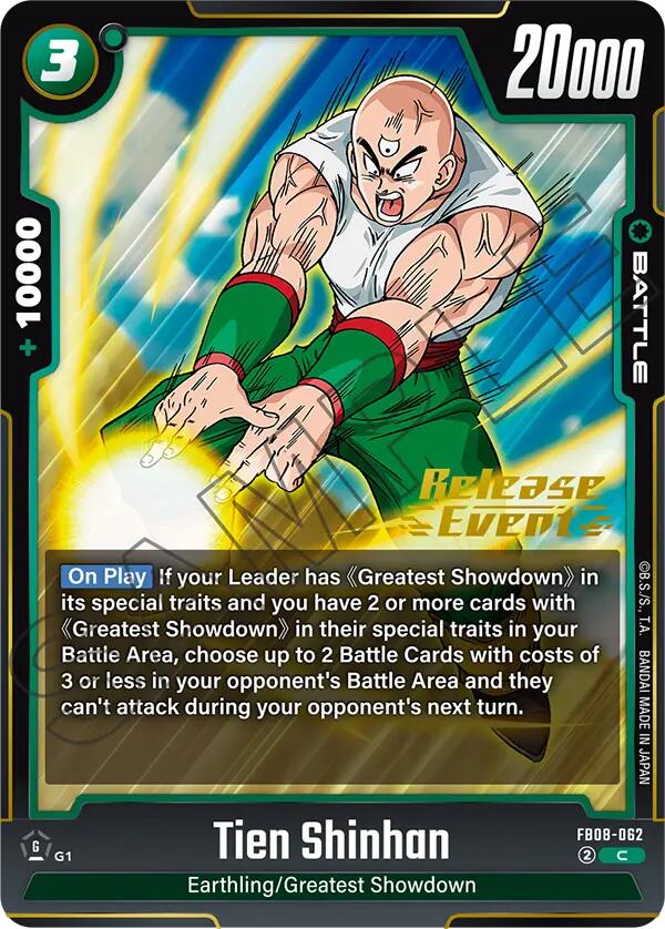 Tien Shinhan [Saiyan's Pride Release Event] | Total Play