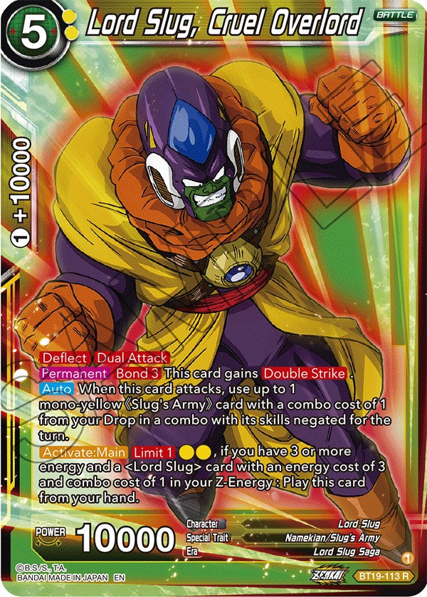 Lord Slug, Cruel Overlord (BT19-113) [Fighter's Ambition] | Total Play