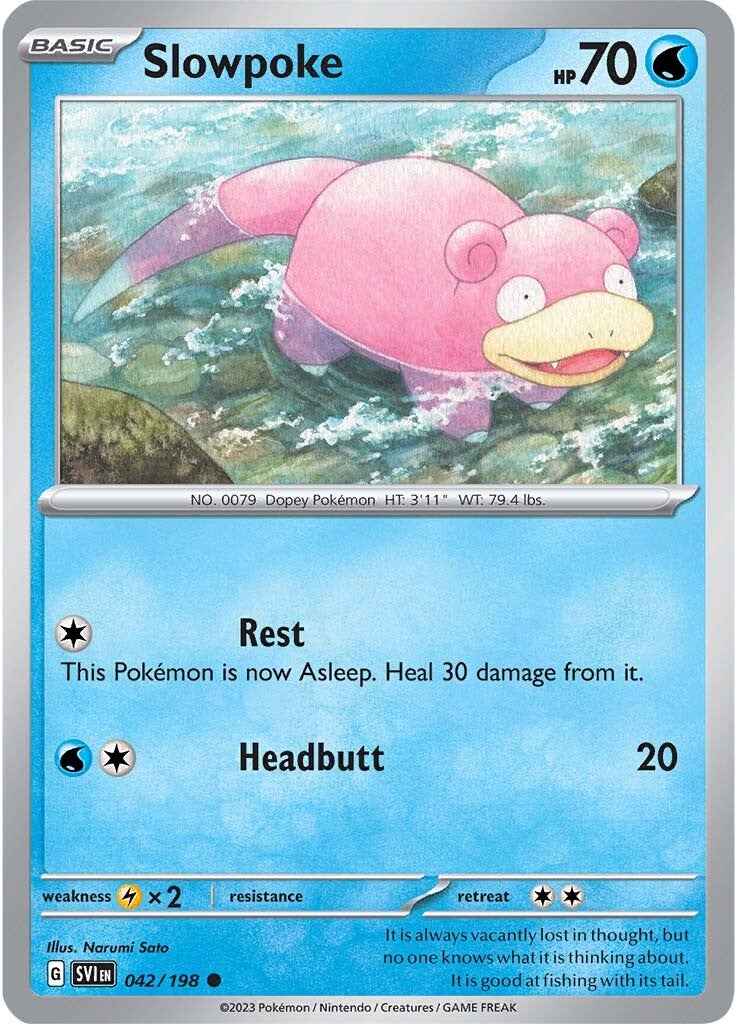 Slowpoke (042/198) [Scarlet & Violet: Base Set] | Total Play