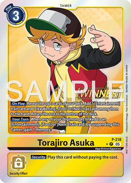 Torajiro Asuka [P-218] (Official Store Tournament 2026 Vol. 1 Winner) [Promotional Cards] | Total Play