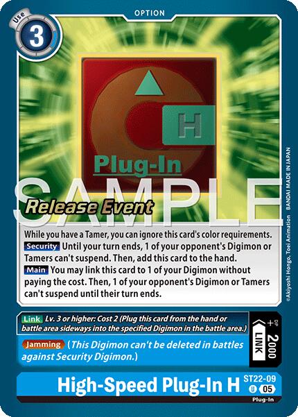 High-Speed Plug-In H [ST22-09] [Starter Deck: Amethyst Mandala Advanced Deck Set Release Event Cards] | Total Play