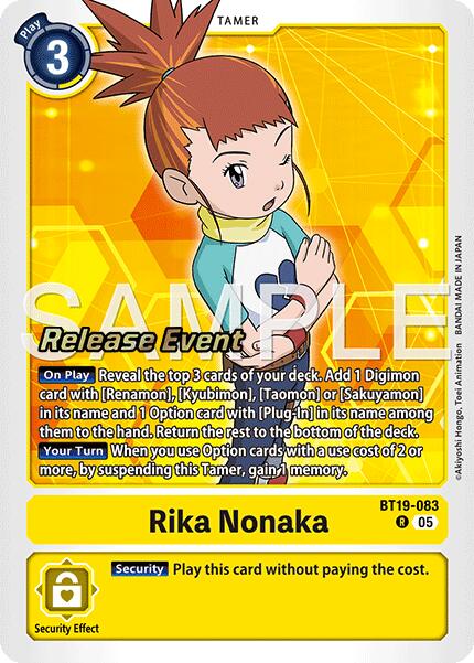 Rika Nonaka [BT19-083] (Alternate Art) [Starter Deck: Amethyst Mandala Advanced Deck Set Release Event Cards] | Total Play