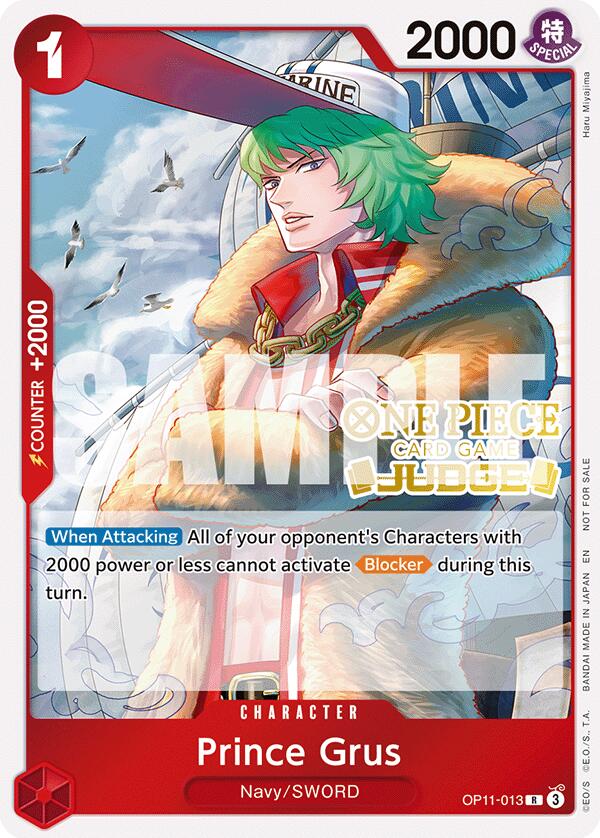 Prince Grus (Judge Pack Vol. 7) [One Piece Promotion Cards] | Total Play