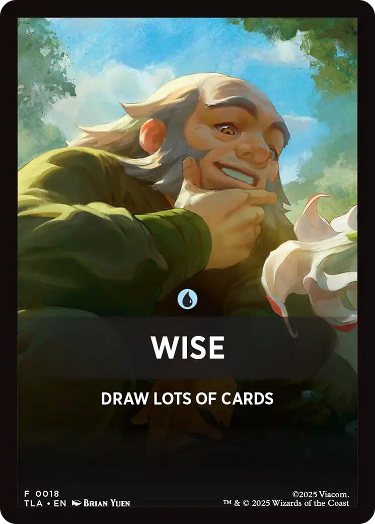 Wise Theme Card [Avatar: The Last Airbender Tokens] | Total Play