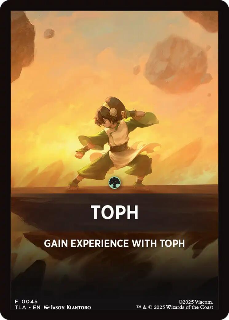 Toph Theme Card [Avatar: The Last Airbender Tokens] | Total Play