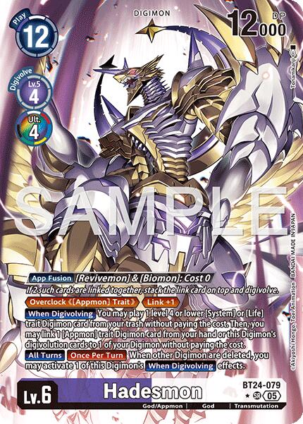 Hadesmon [BT24-079] (Alternate Art) [Time Stranger] | Total Play