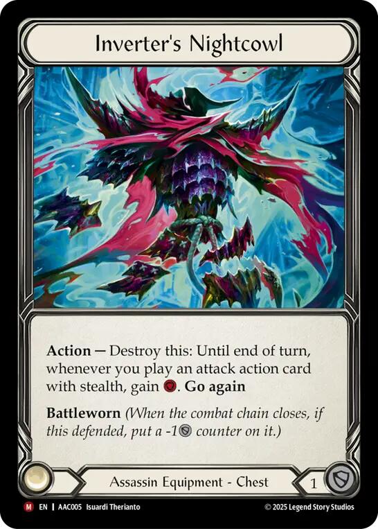 Inverter's Nightcowl [AAC005] (Armory Deck: Arakni)  Rainbow Foil | Total Play