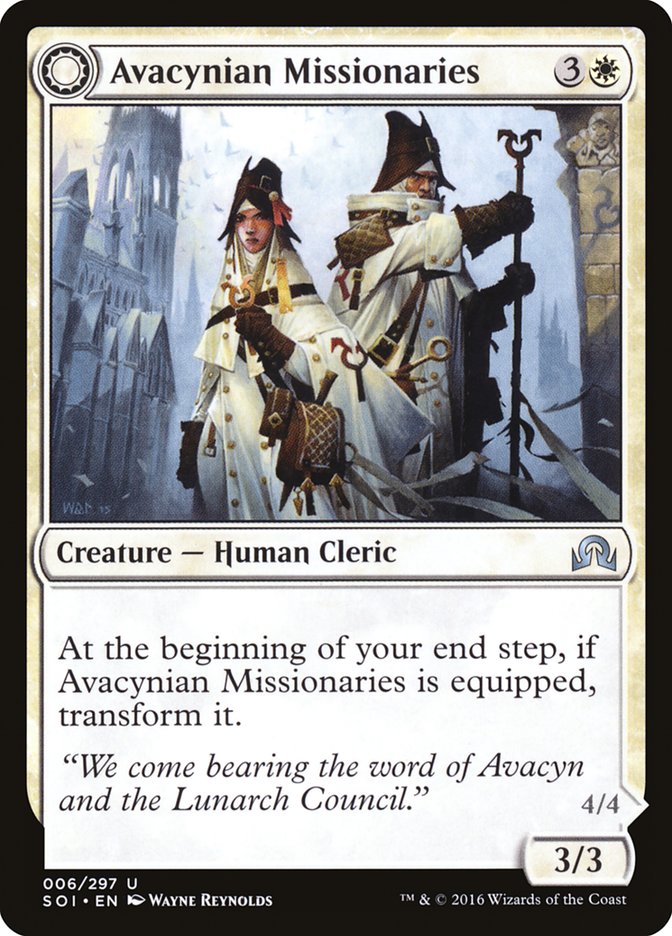 Avacynian Missionaries // Lunarch Inquisitors [Shadows over Innistrad] | Total Play