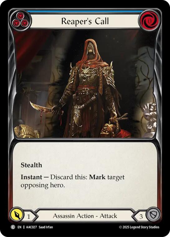 Reaper's Call [AAC027] (Armory Deck: Arakni) | Total Play