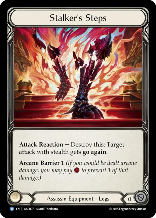 Stalker's Steps [AAC007] (Armory Deck: Arakni)  Rainbow Foil | Total Play