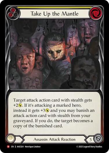 Take Up the Mantle [AAC024] (Armory Deck: Arakni) | Total Play