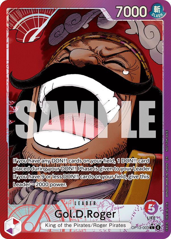 Gol.D.Roger (Jumbo) [One Piece Promotion Cards] | Total Play