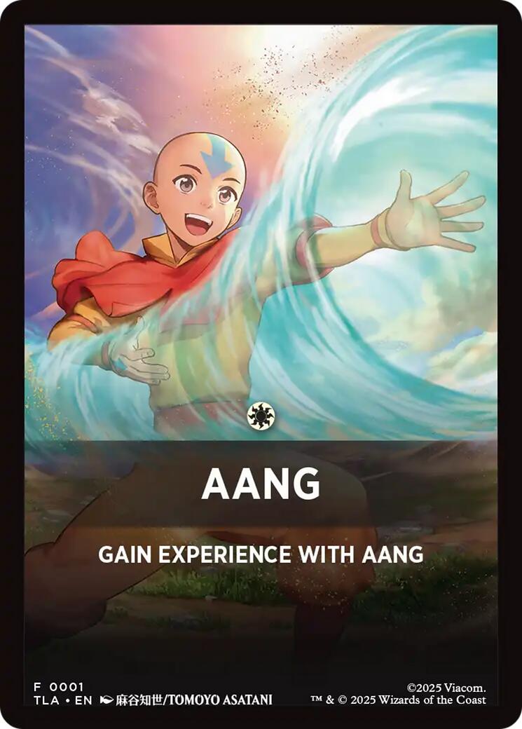Aang Theme Card [Avatar: The Last Airbender Tokens] | Total Play