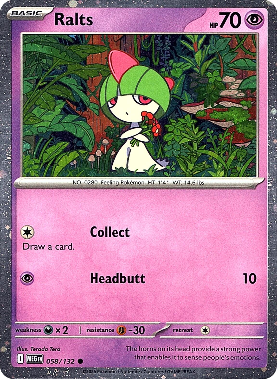 Ralts (058/132) (Cosmos Holo) [Miscellaneous Cards] | Total Play
