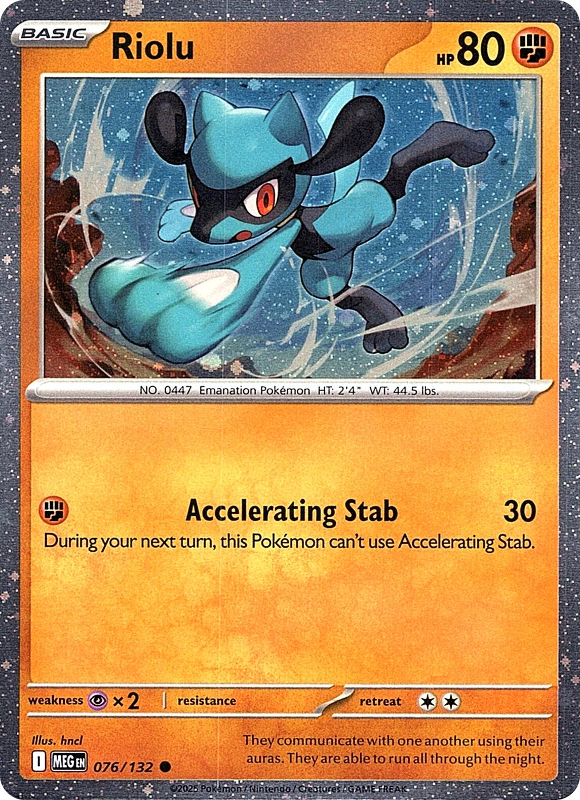 Riolu (076/132) (Cosmos Holo) [Miscellaneous Cards] | Total Play