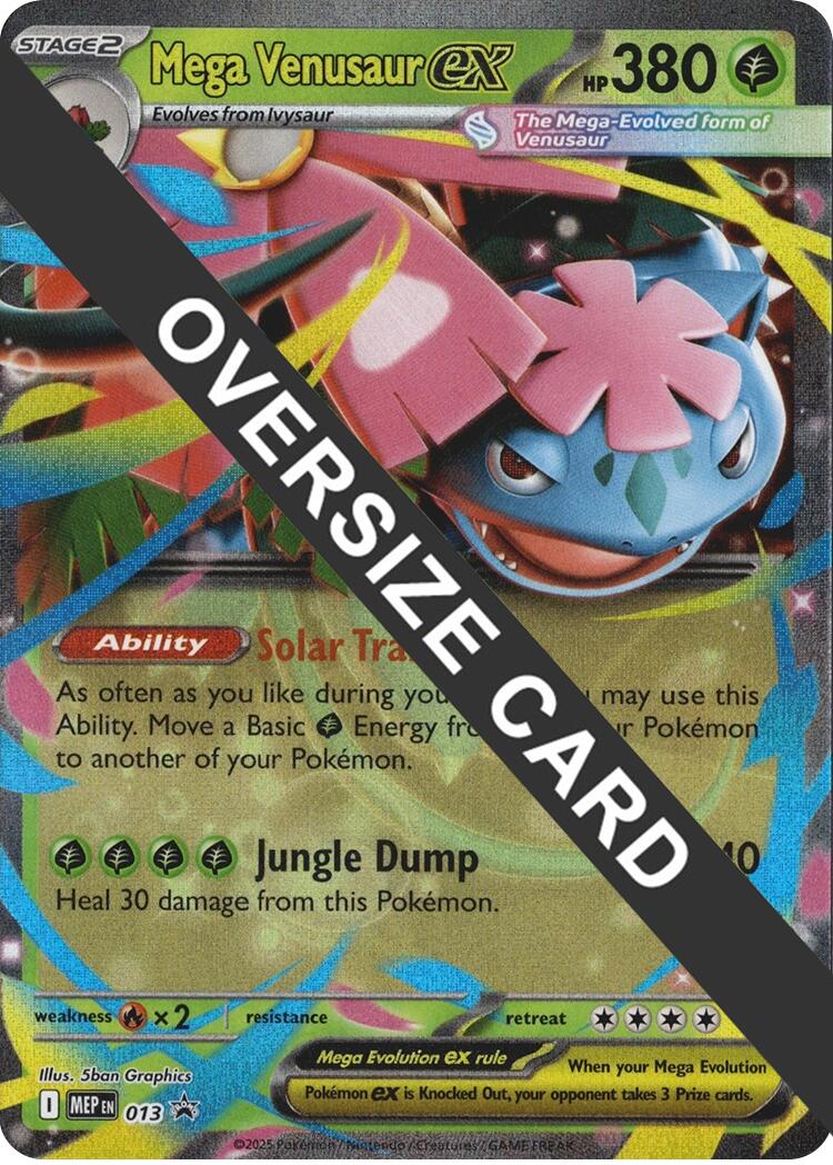 Mega Venusaur ex (013) (Jumbo) [Mega Evolution Promo] | Total Play