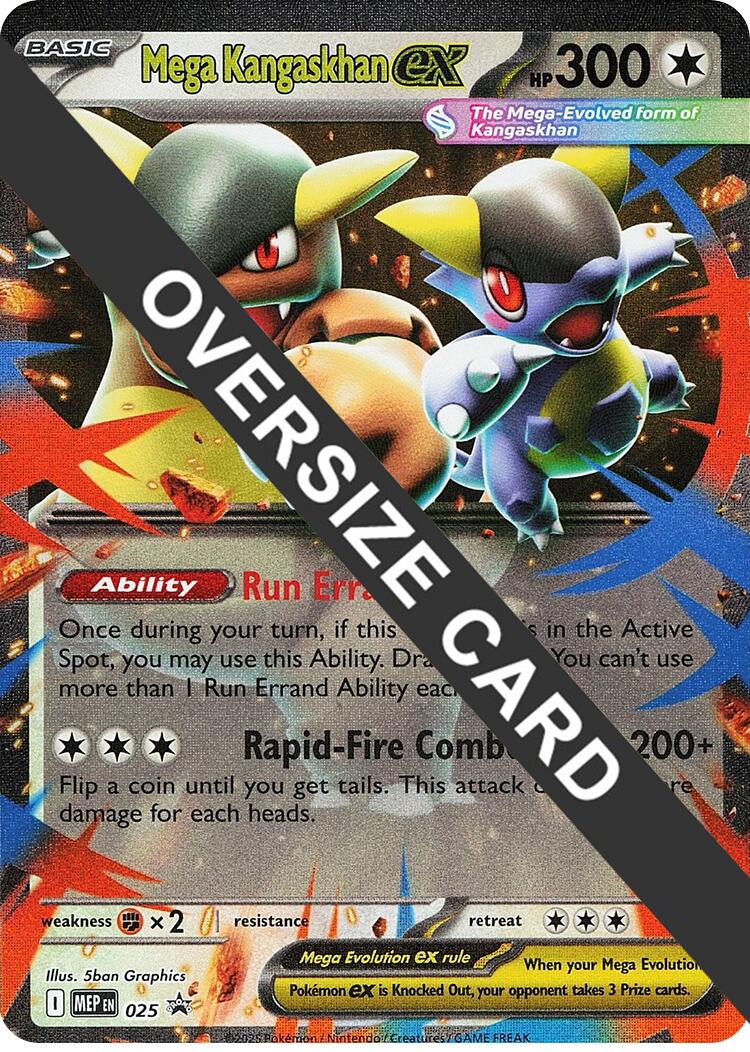 Mega Kangaskhan ex (025) (Jumbo Card) [Mega Evolution Promo] | Total Play