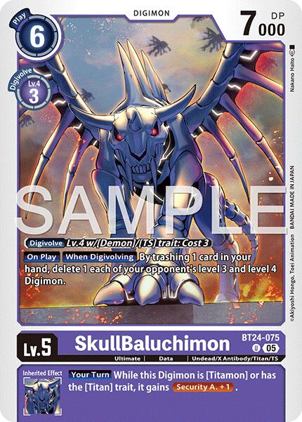 SkullBaluchimon [BT24-075] [Time Stranger] | Total Play