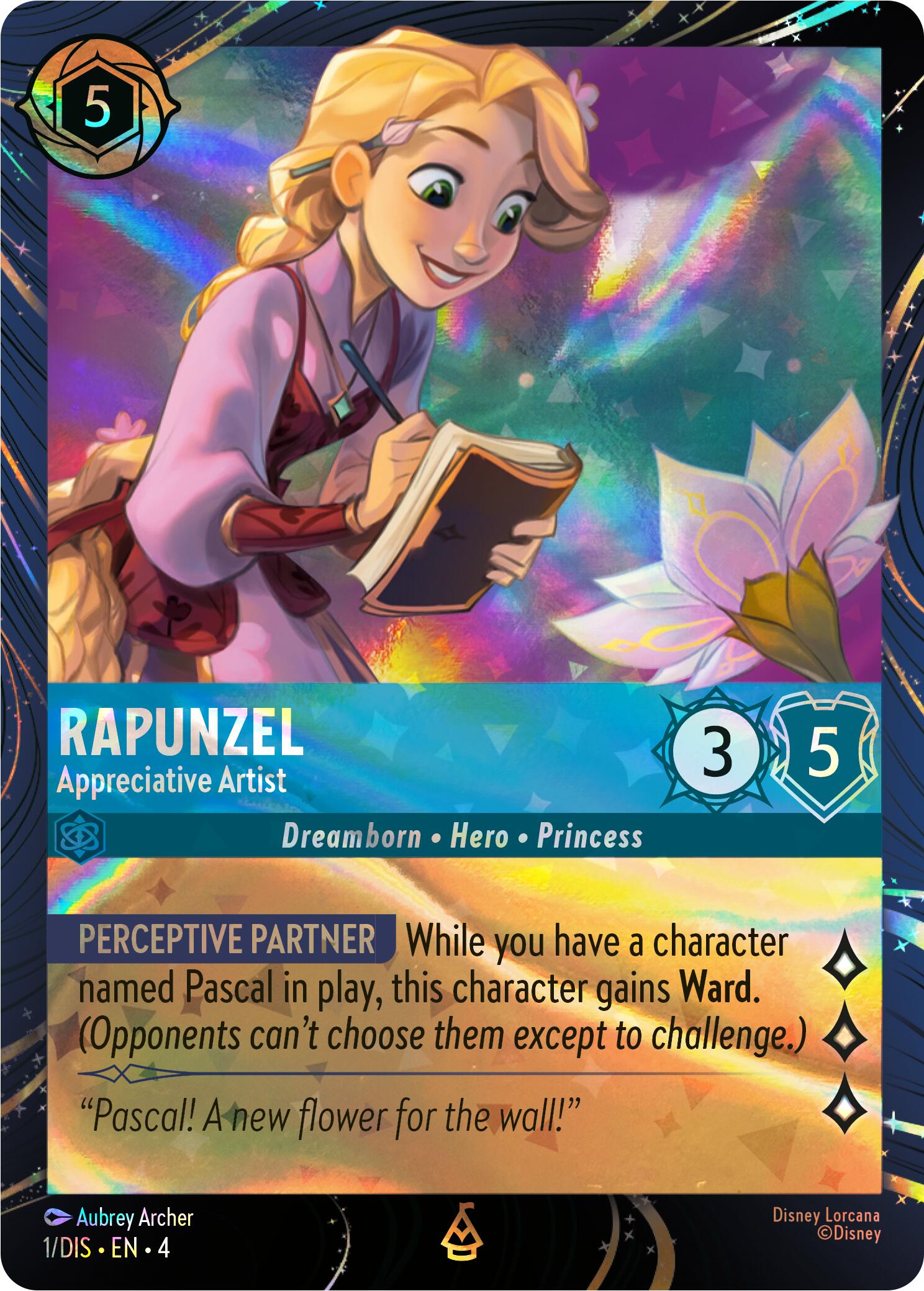 Rapunzel - Appreciative Artist (1) [Promo Cards] | Total Play
