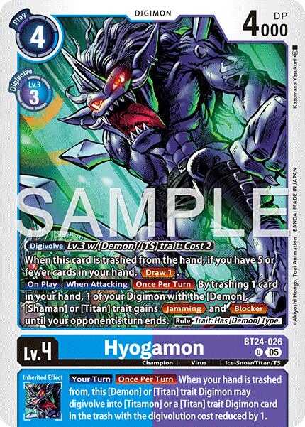 Hyogamon [BT24-026] [Time Stranger] | Total Play