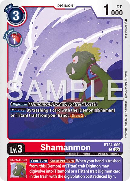 Shamanmon [BT24-009] [Time Stranger] | Total Play