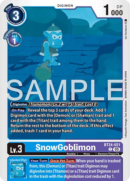 SnowGoblinmon [BT24-021] [Time Stranger] | Total Play