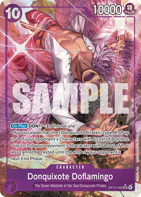 Donquixhote Doflamingo (OP14-069) (Alternate Art) [The Azure Sea's Seven] | Total Play