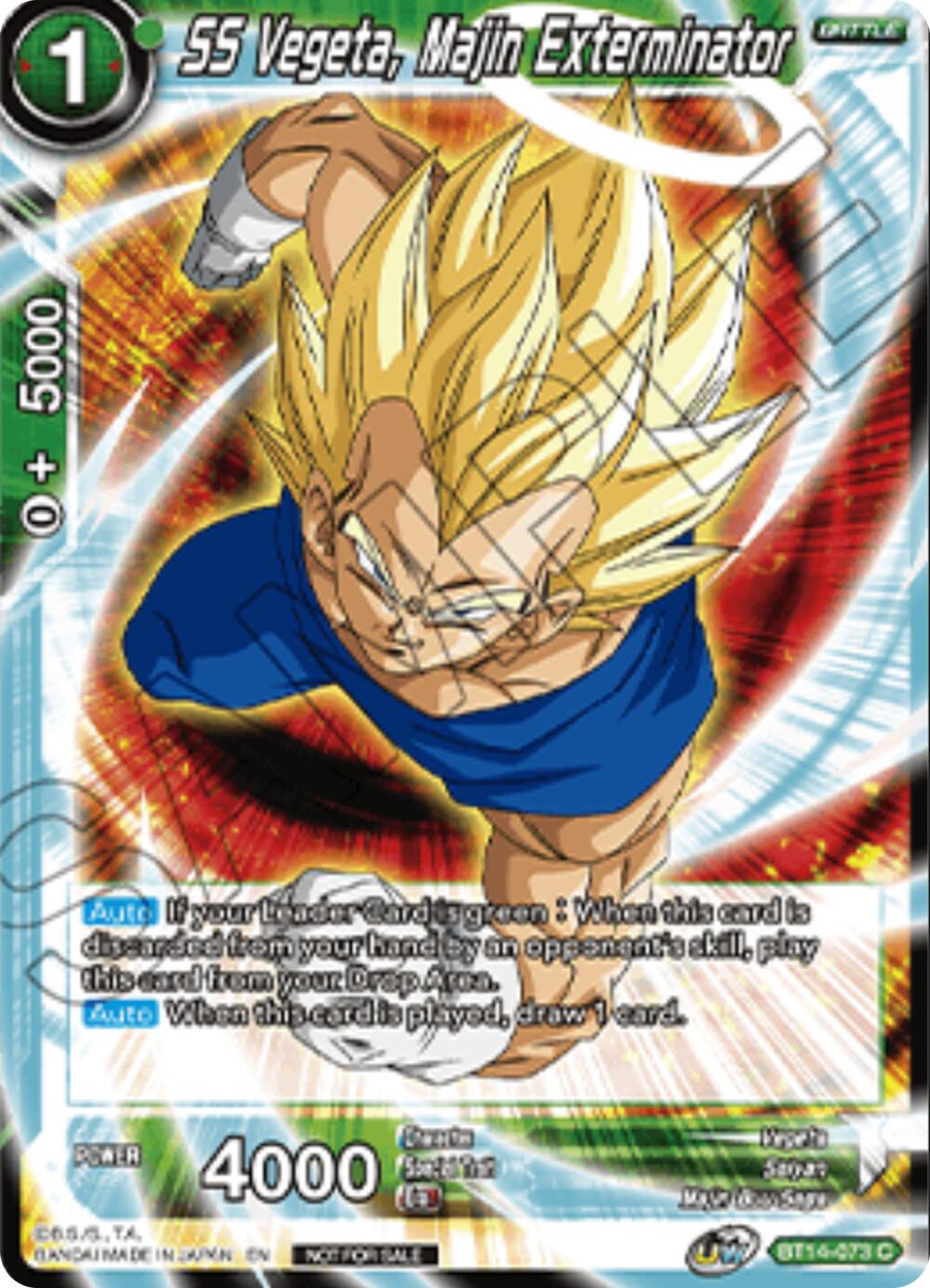 SS Vegeta, Majin Exterminator (Championship 2025 Finals Pack) (BT14-073) [Tournament Promotion Cards] | Total Play
