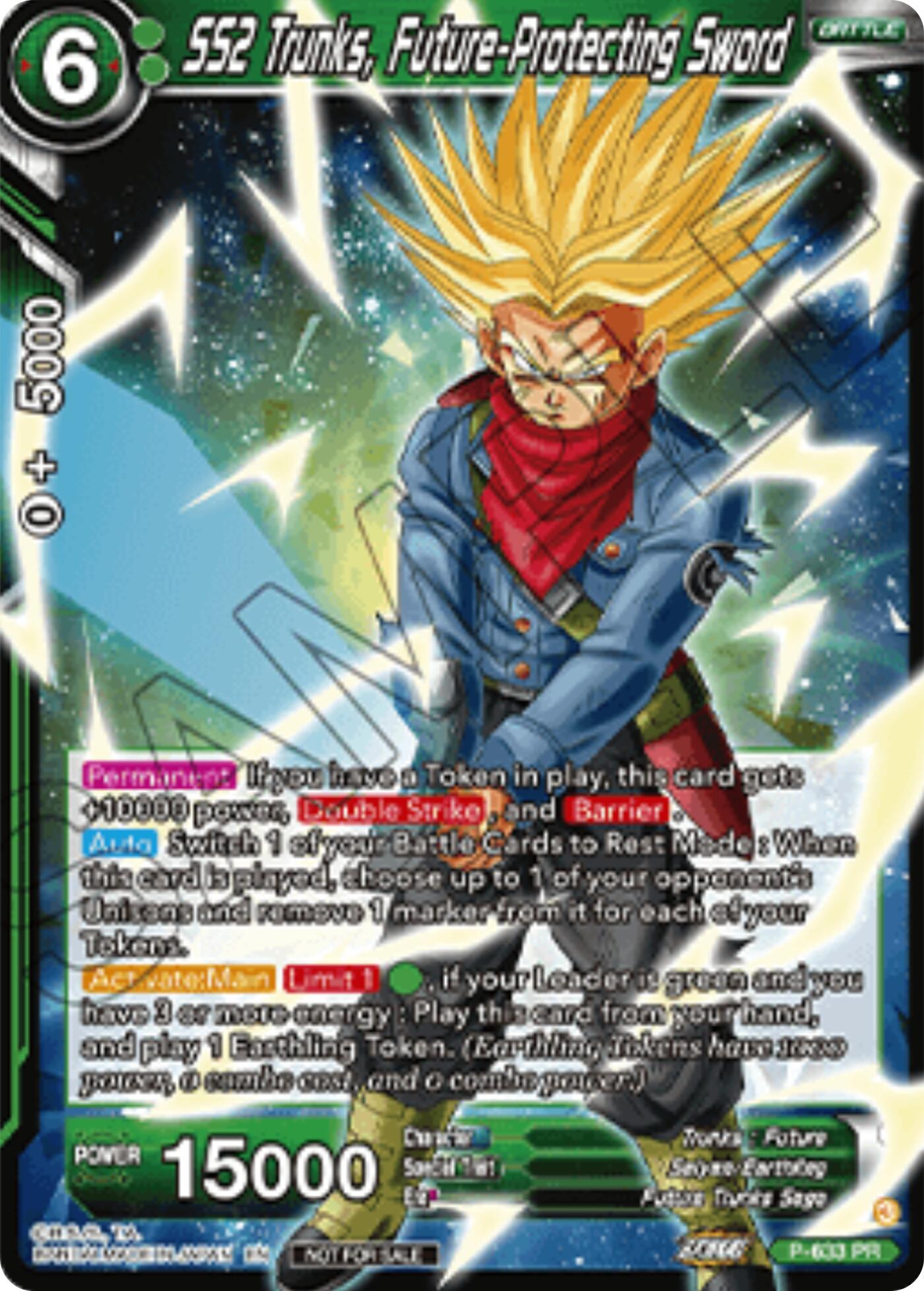 SS2 Trunks, Future-Protecting Sword (Championship 2025 Finals Pack) (P-633) [Tournament Promotion Cards] | Total Play