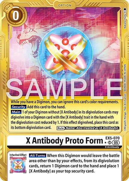 X Antibody Proto Form [EX5-070] (Alternate Art) [Advanced Booster Digimon Generation] | Total Play