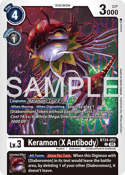 Keramon [BT24-052] (X Antibody) [Time Stranger] | Total Play