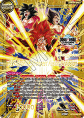 SS4 Son Goku & SS4 Vegeta // SS4 Gogeta, Strongest Fusion Explosion (Champion) (BT25-098) [Tournament Promotion Cards] | Total Play