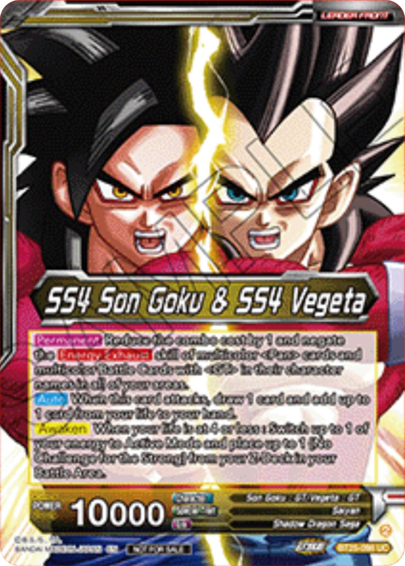 SS4 Son Goku & SS4 Vegeta // SS4 Gogeta, Strongest Fusion Explosion (3rd Place) (BT25-098) [Tournament Promotion Cards] | Total Play