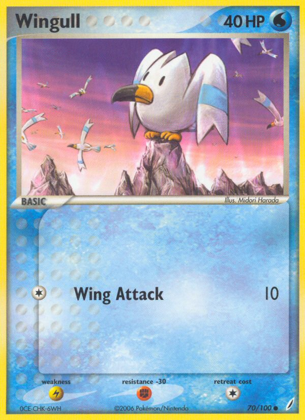 Wingull (70/100) [EX: Crystal Guardians] | Total Play